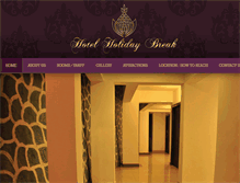 Tablet Screenshot of hotelholidaybreak.com